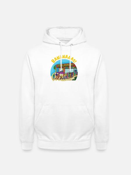 Banananaas VEB-Supermarkt. - Unisex Hoodie - Weiß