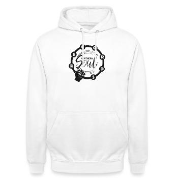 Northern Soul Records - Unisex Hoodie - Weiß - Vorne - AI Model Male 185 dark (185cm) & AI Model Female 172 dark (172cm)