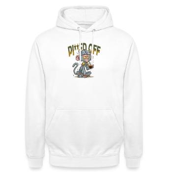 Monkey_1 - Unisex Hoodie - white - Front - AI Model Male 185 dark (185cm) & AI Model Female 172 dark (172cm)