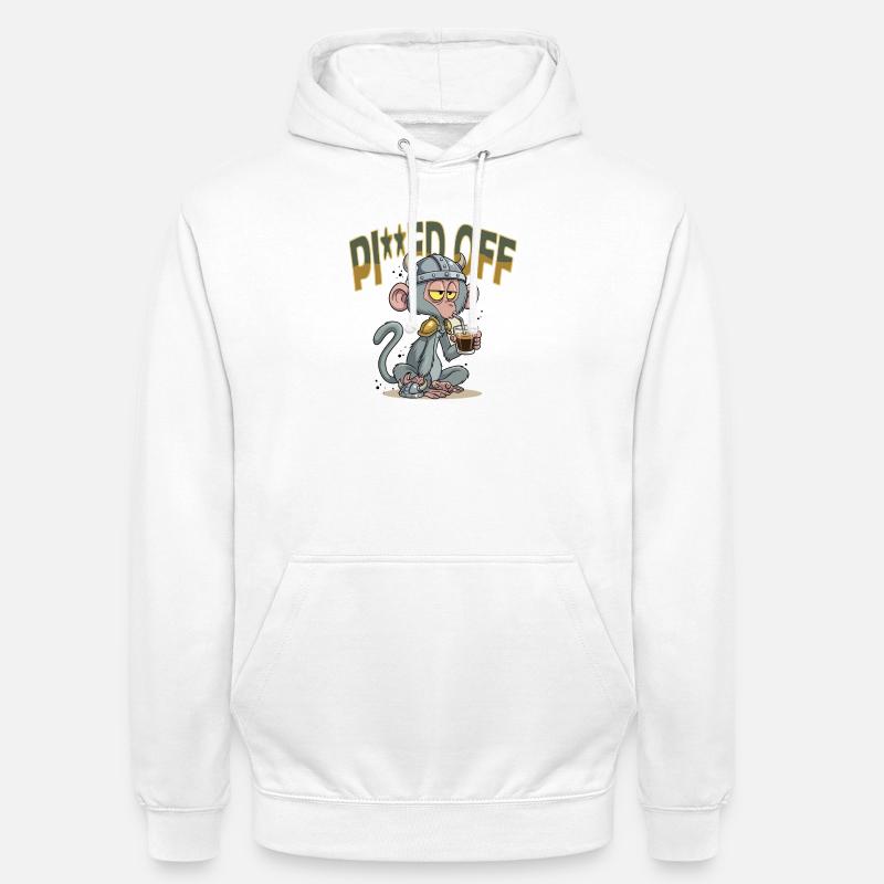 Monkey_1 - Sweat-shirt à capuche unisexe - blanc