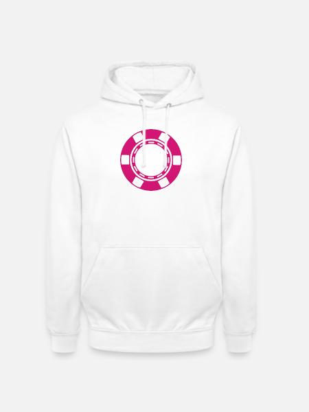 Casino coin - Unisex Hoodie - white