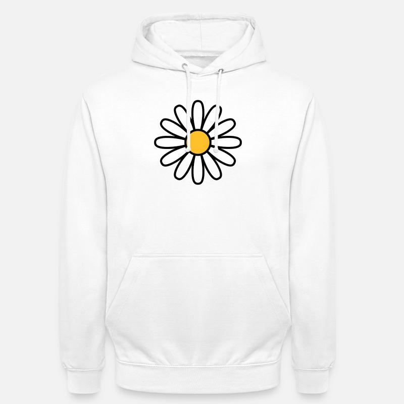 Gänseblümchen - Unisex Hoodie - Weiß