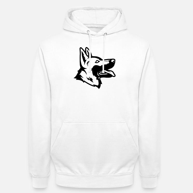 Deutscher Schäferhund - Unisex Hoodie - Weiß