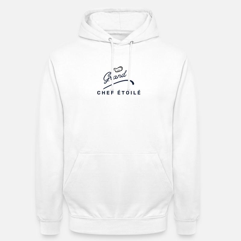 Grand chef étoilé chef de cuisine - Sweat-shirt à capuche unisexe - blanc