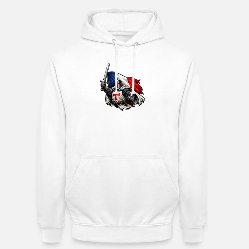 Templar logo - Unisex Hoodie - white