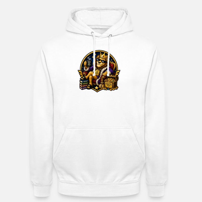 König des Mindsets - Unisex Hoodie - Weiß