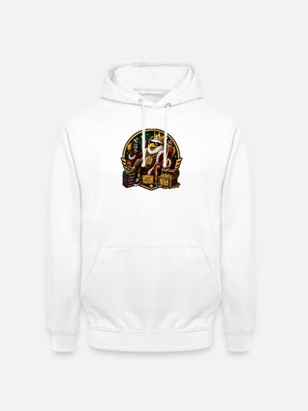 Königspinguin des Erfolgs - Unisex Hoodie - Weiß