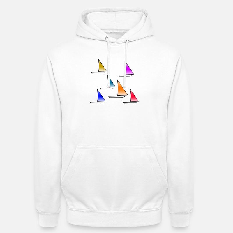 Voile - Sweat-shirt à capuche unisexe - blanc