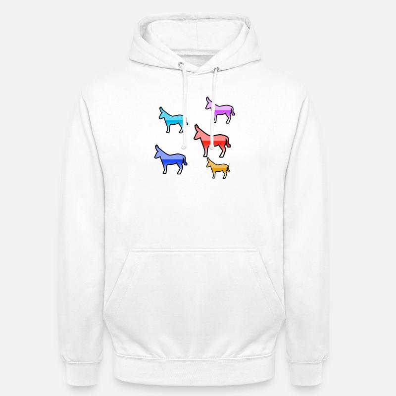 donkey - Unisex Hoodie - white
