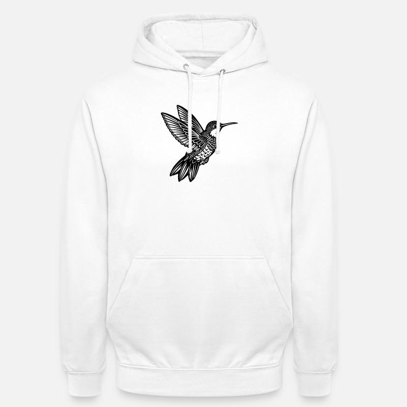 Kolibri - Unisex Hoodie - Weiß