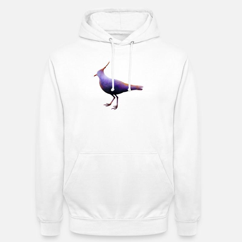 Vanneau - Sweat-shirt à capuche unisexe - blanc