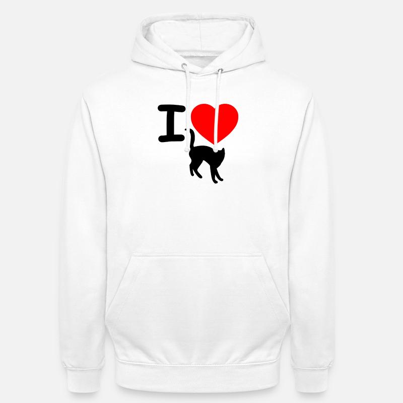 feline - Unisex Hoodie - white