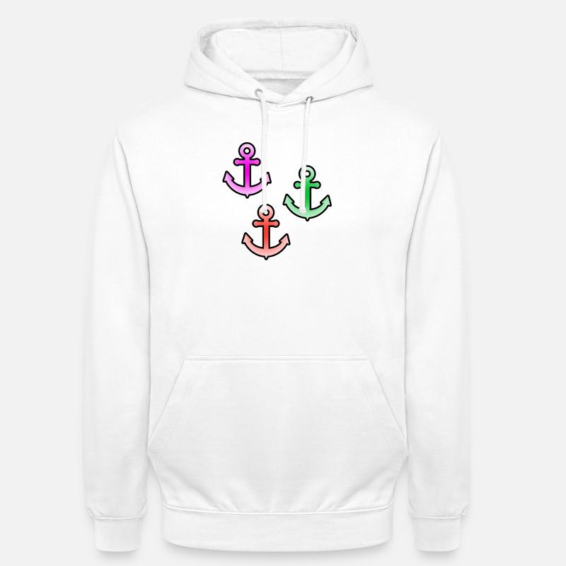Voile - Sweat-shirt à capuche unisexe - blanc