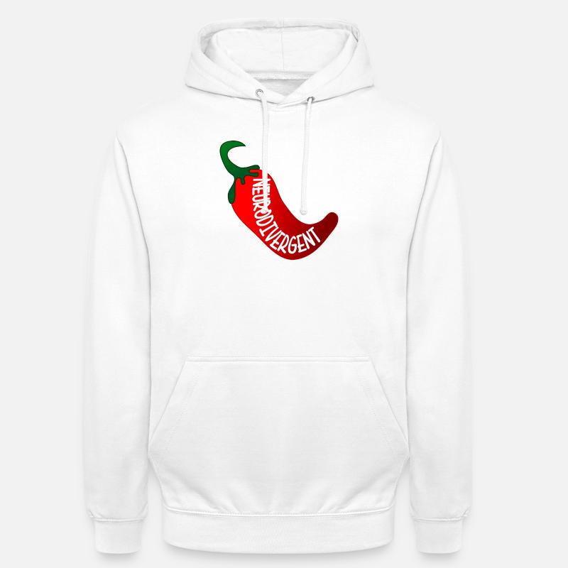 NEURODIVERGENT ADHD - Unisex Hoodie - white