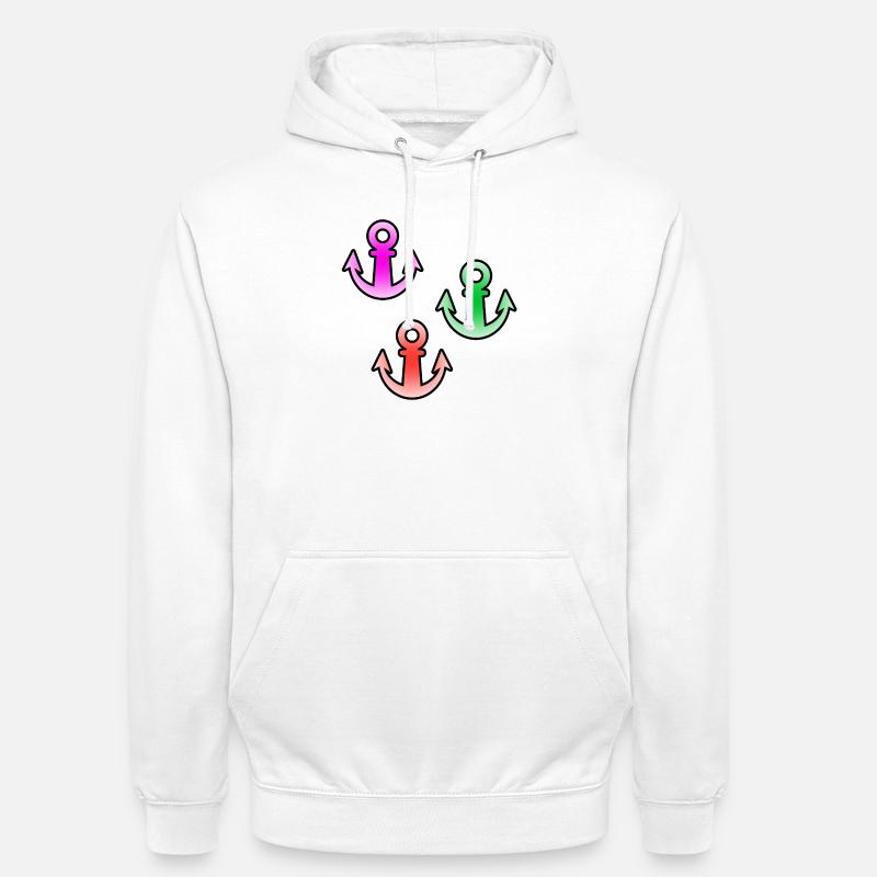 Voile - Sweat-shirt à capuche unisexe - blanc