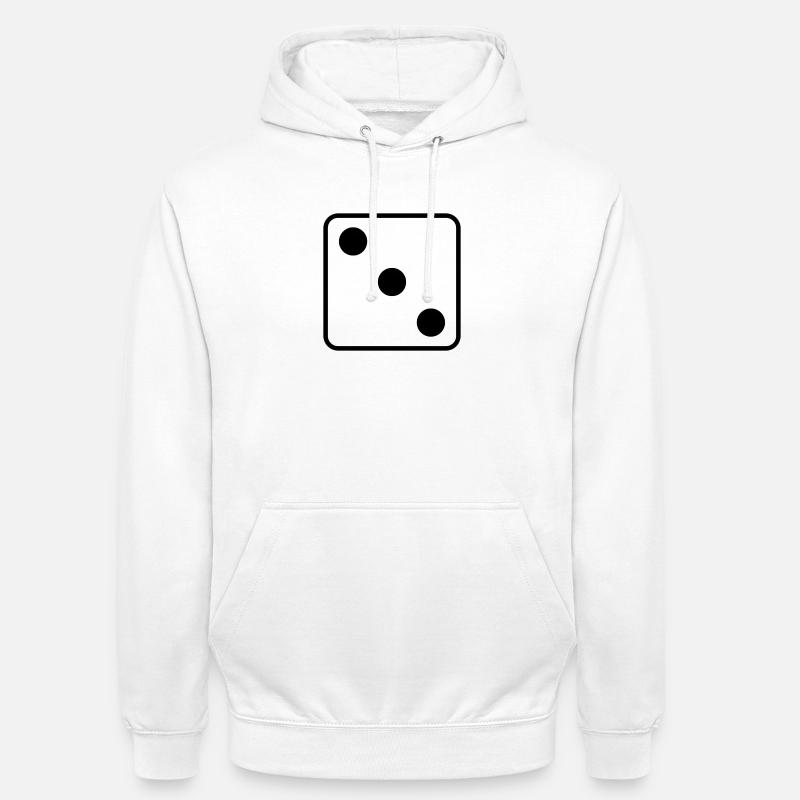 Dit - Sweat-shirt à capuche unisexe - blanc