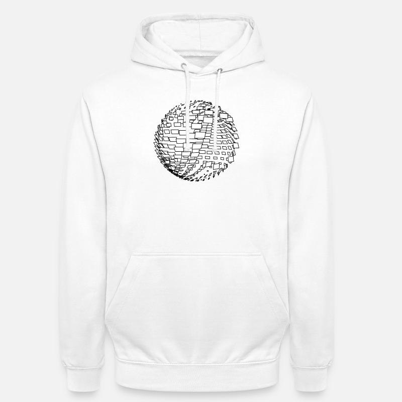 Parametric Kugel - Unisex Hoodie - Weiß