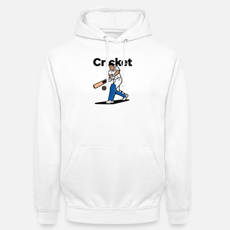 Cricket - Sweat-shirt à capuche unisexe - blanc