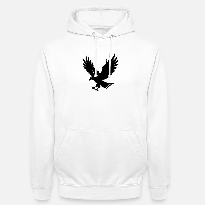 Flying Eagle - Unisex Hoodie - white