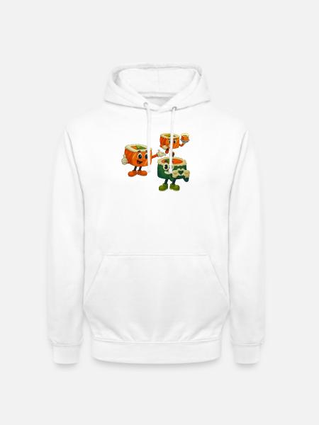 Happy sushi crew - Unisex Hoodie - white