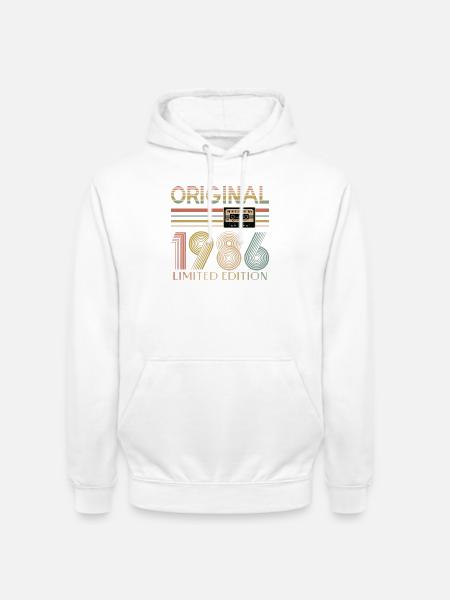 40e anniversaire, 40 ans - Sweat-shirt à capuche unisexe - blanc