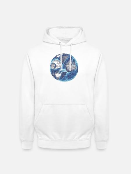 Arbre - Sweat-shirt à capuche unisexe - blanc