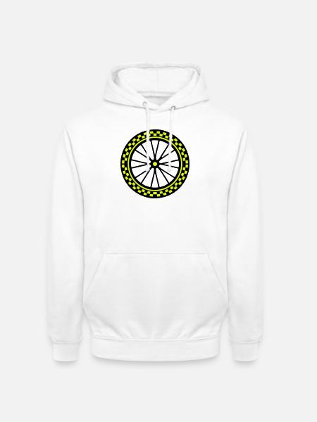 Bicycle Balance Bike Image - Sweat-shirt à capuche unisexe - blanc