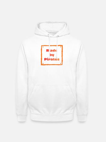 Made by Pirates - Unisex Hoodie - white