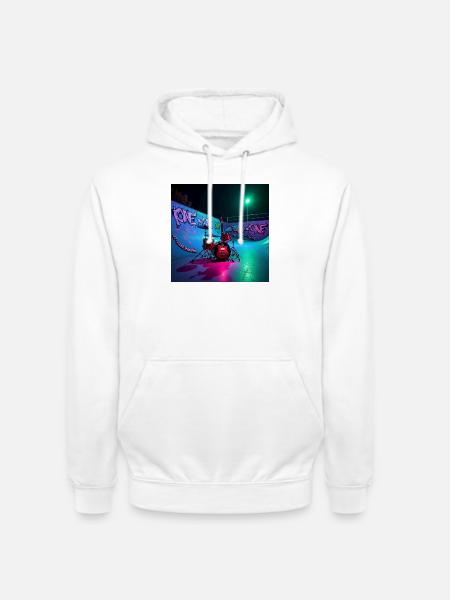 One and One by Mark Noone - Unisex Hoodie - white