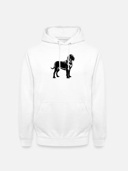 Bluthund - Unisex Hoodie - Weiß