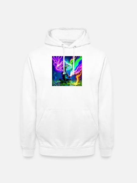 Idegen_Saman - Unisex Hoodie - white