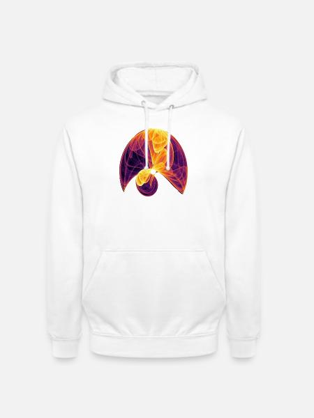 Sunblossom – Math Art - Unisex Hoodie - white