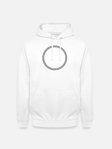 Kreis - Unisex Hoodie - Weiß