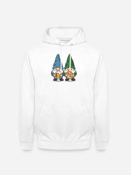 Zwerge - Unisex Hoodie - Weiß