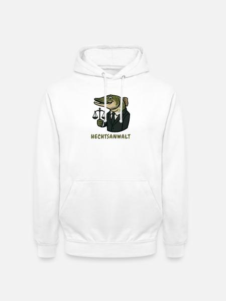 HECHTSANWALT  - Unisex Hoodie - Weiß