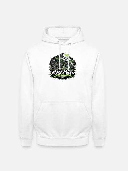 E-Bike Touren - Unisex Hoodie - Weiß