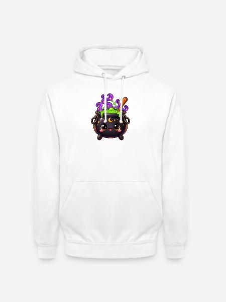 Mondstaub-Magieglas - Unisex Hoodie - Weiß