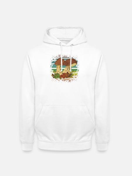 Pilze - Unisex Hoodie - Weiß