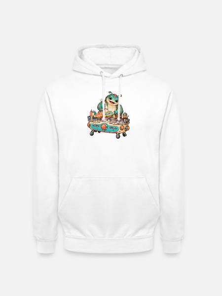 Retro Koch Drachenmeister - Unisex Hoodie - Weiß