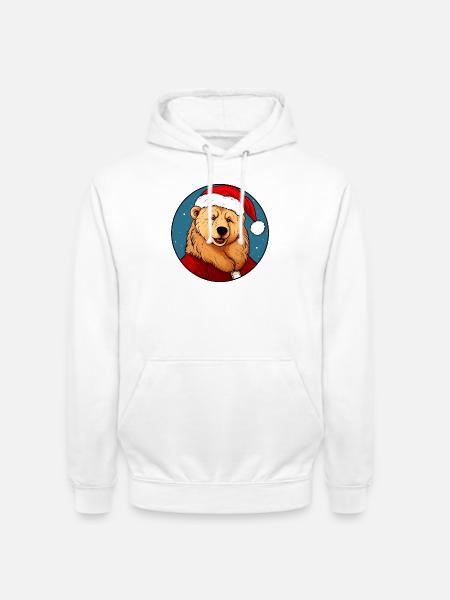 Bären Christmas / Thanksgiving - Unisex Hoodie - Weiß