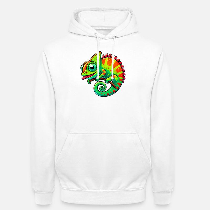 Chamäleon - Unisex Hoodie - Weiß