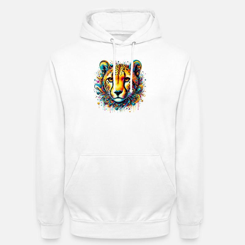 Gepard - Unisex Hoodie - Weiß