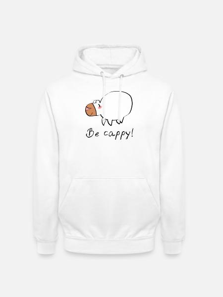 Don't worry - be cappy - Unisex Hoodie - white