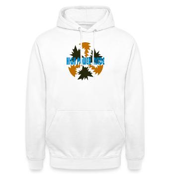 Hohe Leistung von Cean - Unisex Hoodie - Weiß - Vorne - AI Model Male 185 dark (185cm) & AI Model Female 172 dark (172cm)