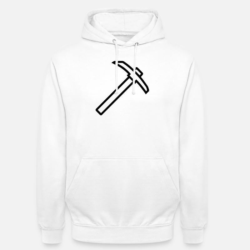 piolet - Sweat-shirt à capuche unisexe - blanc