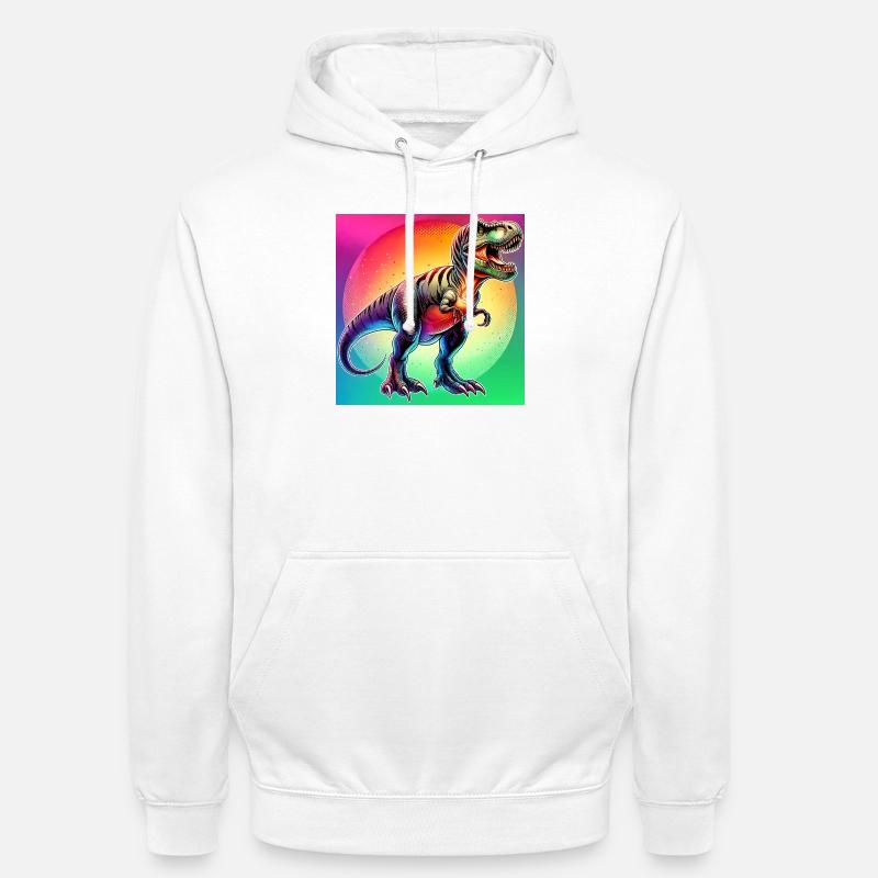 dinosaur - Unisex Hoodie - white