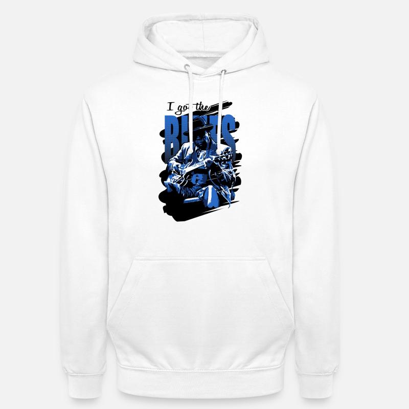 Fick blues - Luvtröja unisex - vit
