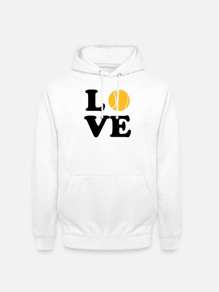 Tennis - Unisex Hoodie - white