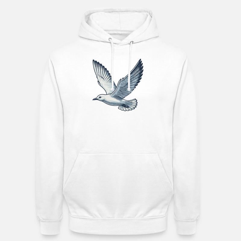 Möwe - Unisex Hoodie - Weiß
