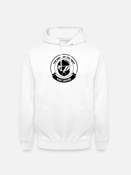 Go-Kart / Karting / Kart / Fahrer - Unisex Hoodie - Weiß